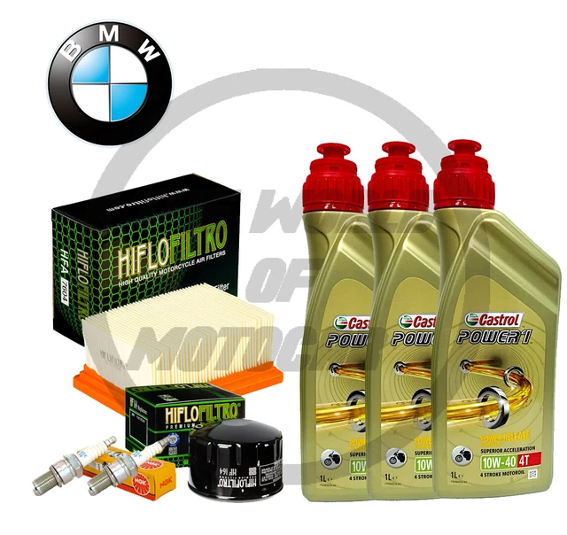 KIT/ENTRETIEN BMW C 600 650 GT Sport Castrol 10W40 Filtre Huile Air ...