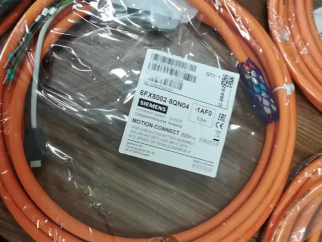 1Pcs New For SIEMENS S210 Servo Cable 5m 6FX8002-8QN04-1AF0