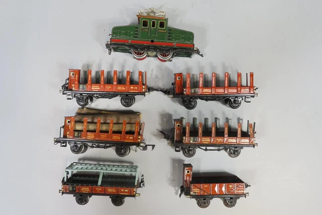 Märklin Güterzug Spur 0 elektrisch, 1930er Jahre (K 116503)