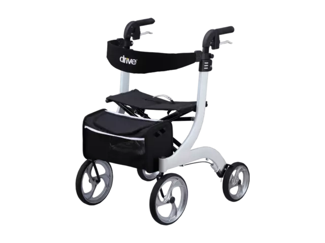 Drive Medical Nitro Leichtgewichtrollator - Weiß