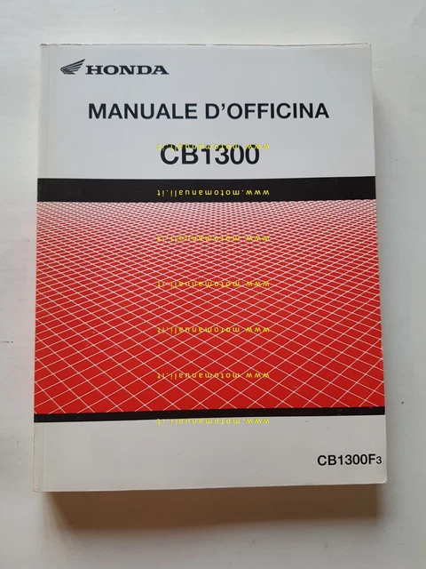 HONDA CB 1300 2002-03 manuale officina ITALIANO originale