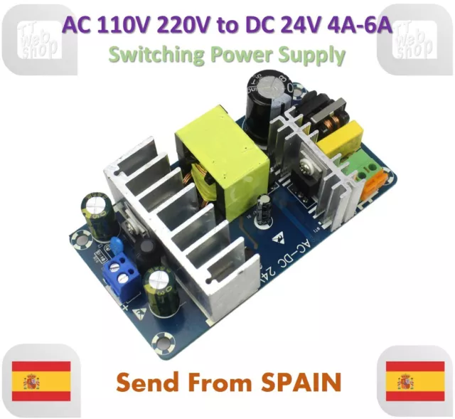 AC-DC AC/DC AC 85-265V 110V 220V to DC 24V 4A-6A 100W Switching Power Supply