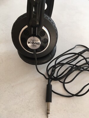 K280 K290 AKG Coussinets auriculaires polyuréthane 105mm noir pour AKG K242 K305, 