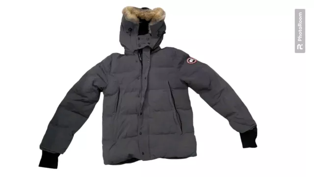 CANADA GOOSE MACMILLAN parka Padded Parka Jacket Grey For Mens Size L/G ...
