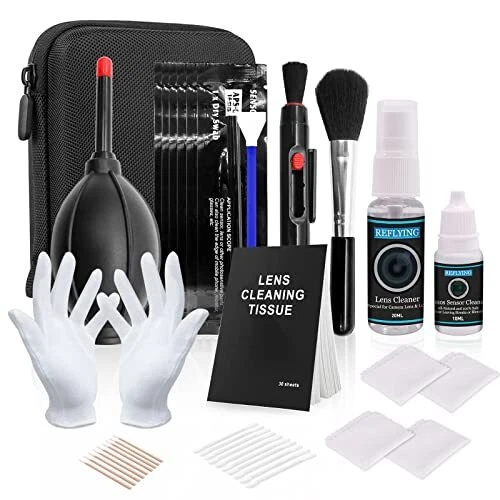 REFLYING Cleaning Kit Lens Cleaning Kit with Lens Cleaner 20mlSensor Cleaner ...