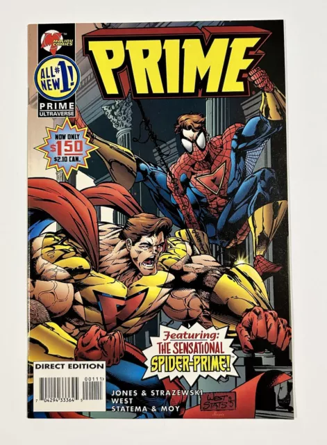 Prime #1 Sensational Spider-Prime Ultraverse Malibu Comics 1995 NM