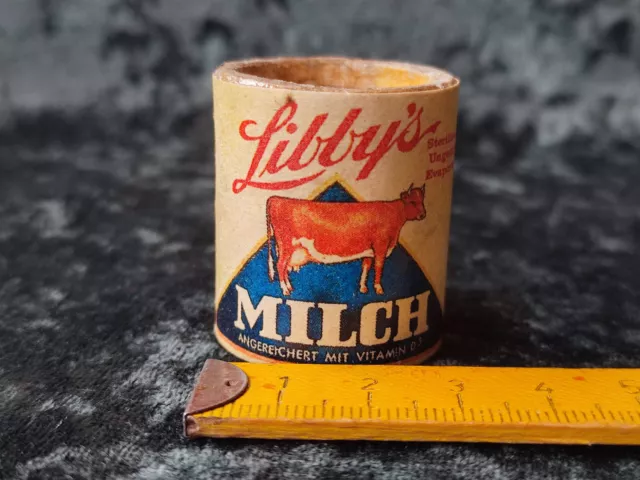 alte Dose/Pappschachtel, Libby`s Milch ungesüßt, Zubehör, Kaufladen