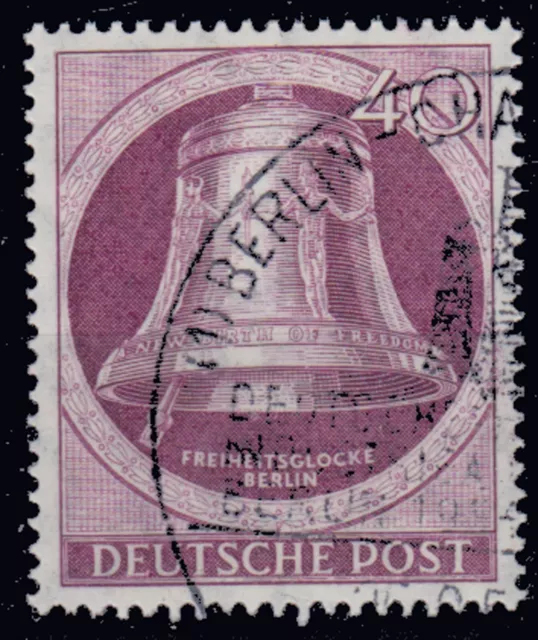 Berlin 79 O Freiheitsglocke (I), 40 Pf Klöppel links, gestempelt