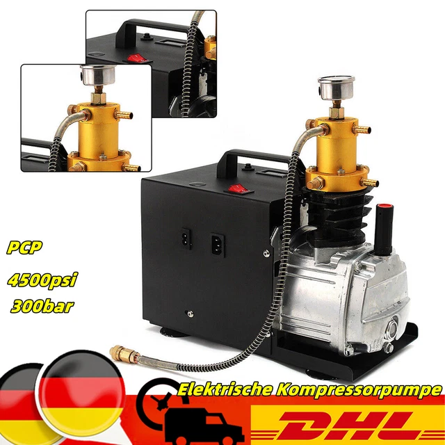 Pompa aria ad alta pressione PCP compressore aria elettrica pompa compressore pompa 300 bar