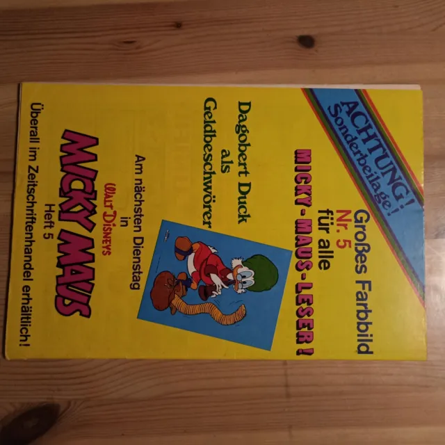 Micky Maus 1972 Heft 4 Walt Disney, Z. 2 mit allen Beilagen 2