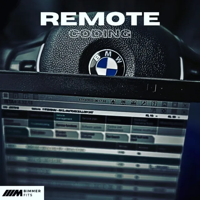 Bmw Remote Coding Service For All Bmw F Series And G Series