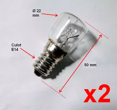 0045496 LAMPE AMPOULE four SELUM 235V 25W 300°C Culot E14 EUR 5,90