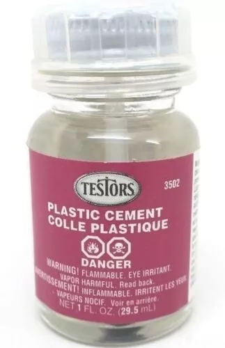 Testors Plastic Cement Tube 5/8 oz - Plastic Model Cement - #3501
