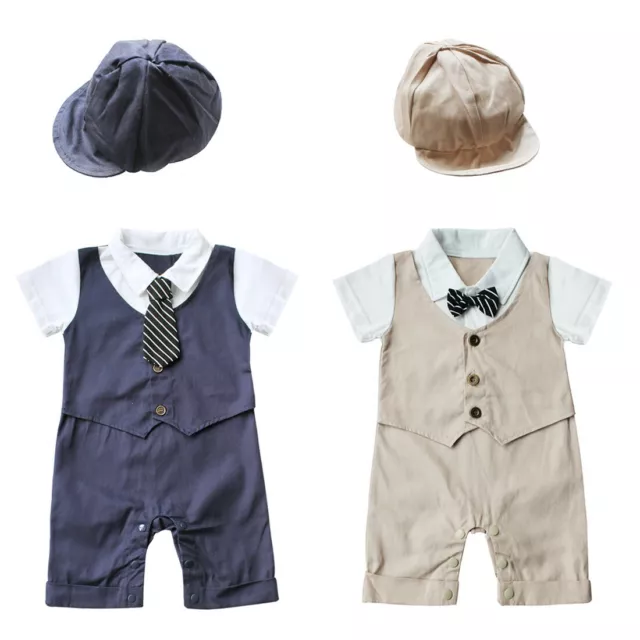 Tenues nouveau-né enfants bébés garçons bébé combinaison casse-tête costume homme vêtements