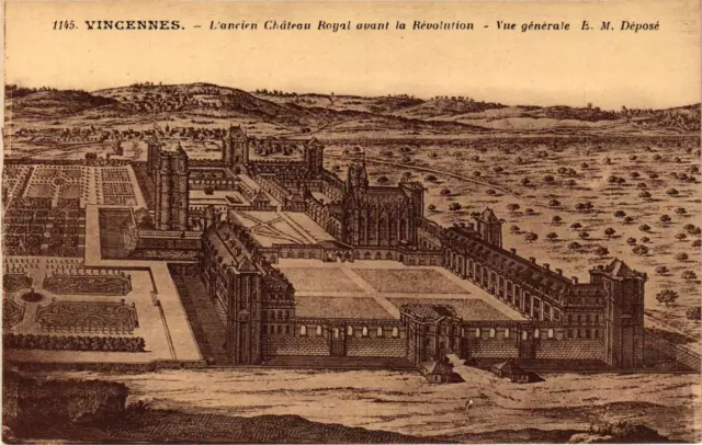 CPA AK VINCENNES L'ancien Chateau Royal avant la Révolution (672366)