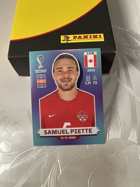 Panini FIFA Fussball-Weltmeisterschaft Katar 2022 Albumaufkleber - CAN17 Samuel Piette
