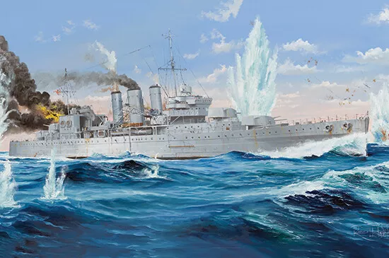 Trumpeter 1/350 HMS CORNWALL Model Kit