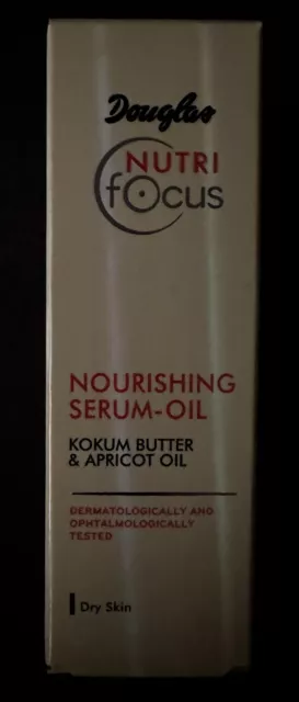 Douglas Nutri Focus Nährendeserum mit Kokum Butter&Apricot Oil 30ml -NEU -