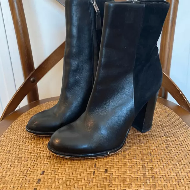 Sam Edelman Reyes black heeled bootie size 6 3