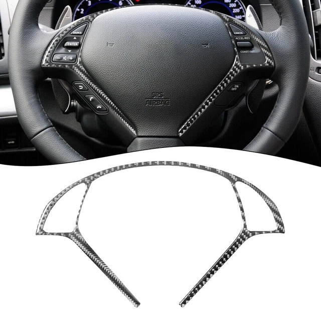 For Infiniti G37 berlina 2010-2013, copertura telaio in fibra di carbonio finitura