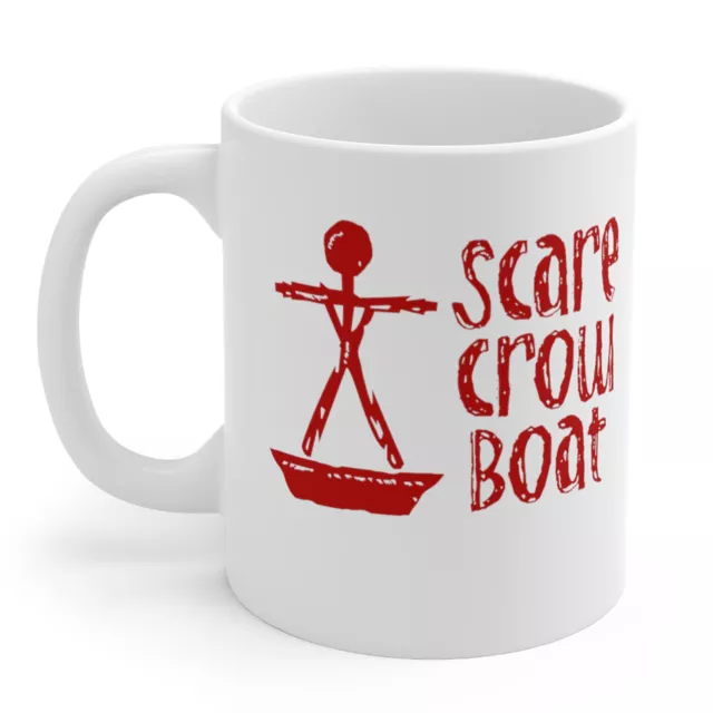 SCARE CROW BOAT  11oz Coffee Mug Cup - Parks Recreation PAWNEE Swanson Mouse Rat