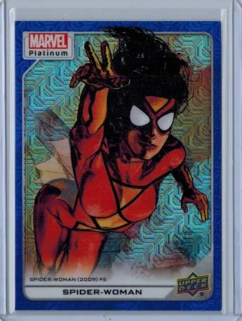 2023 Upper Deck Marvel Platinum Spider-Woman 251/499 Blue Traxx #111 High