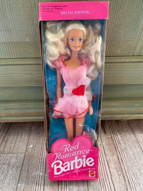 RED ROMANCE BARBIE Special Ed Doll 1992 Mattel 3161 New NRFB TLC Box Valentine