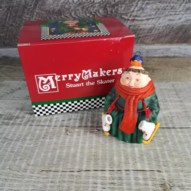 Department 56 MERRY MAKERS Stuart the Skater Bell Ornament 93978