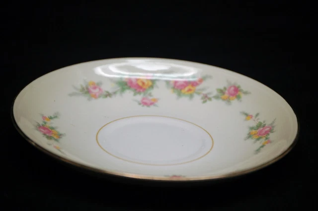 Countess by Homer Laughlin Saucer Plate 5-5/8" Dinnerware Vintage circa 1940s