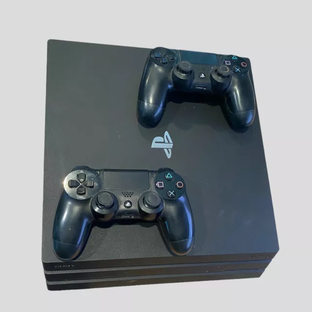 Sony PlayStation 4 PS4 Pro Console Bundle 1TB Black - See Description