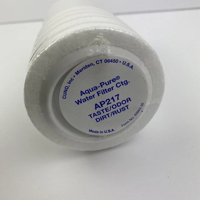 Aqua-Pure AP217 Water Filter New in Plastic Taste/Odor/Dirt/Rust