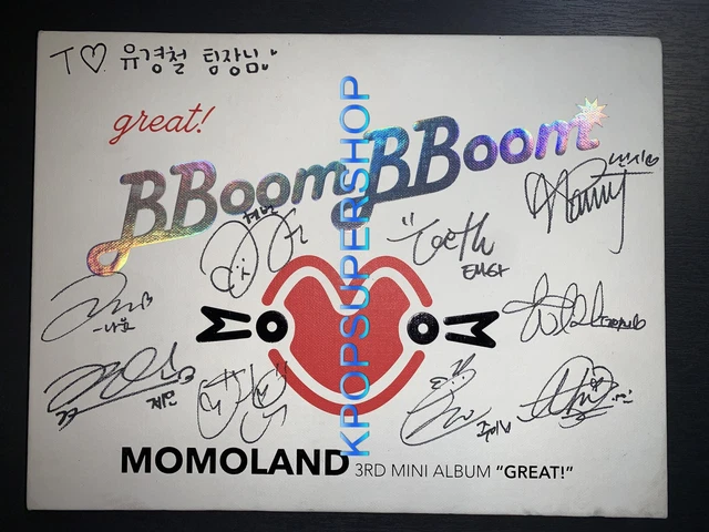 RARE MOMOLAND SIGNED CD Thumbs Up Photobook & Postcards GREAT
