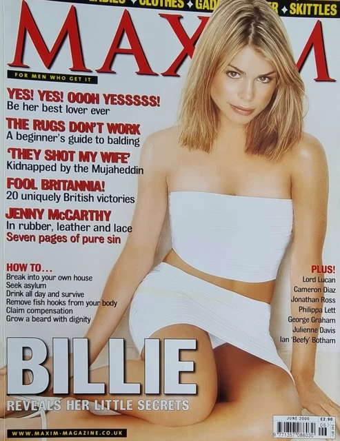 MAXIM UK MAGAZINE – January 2000 – Adriana Karembeu 'Bra-Vo