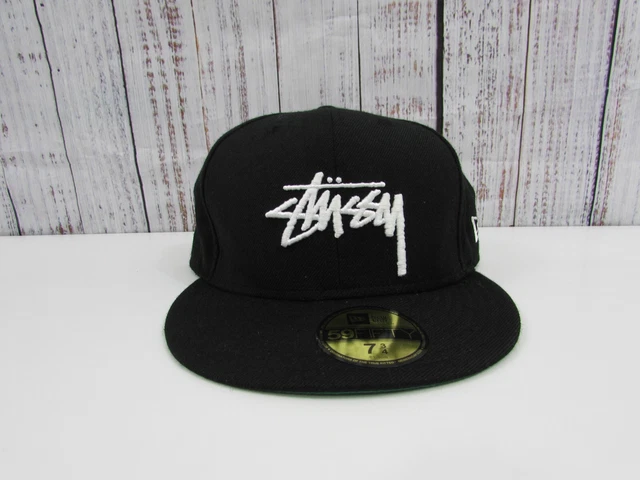 STUSSY X NEW Era Collaboration Cap Black 7 3/4 61.5Cm Men Hat Cap 
