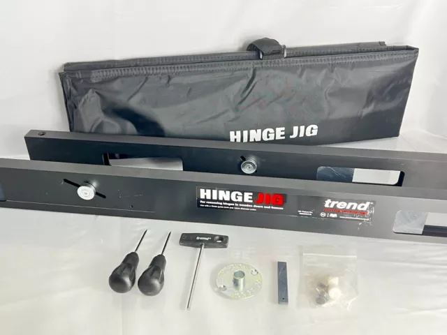 Trend Hinge Door Jig Two-Piece With Bag And Tools | Buy With Confidence!