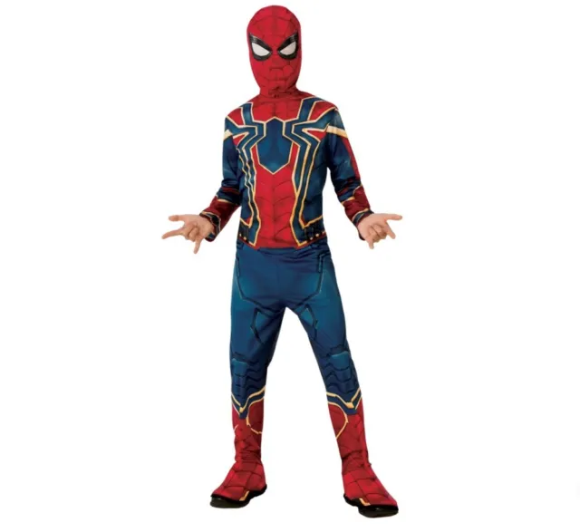 Rubie's Marvel Avengers Endgame Iron Spider Man Childs Costume Age 5-7 Open Bag