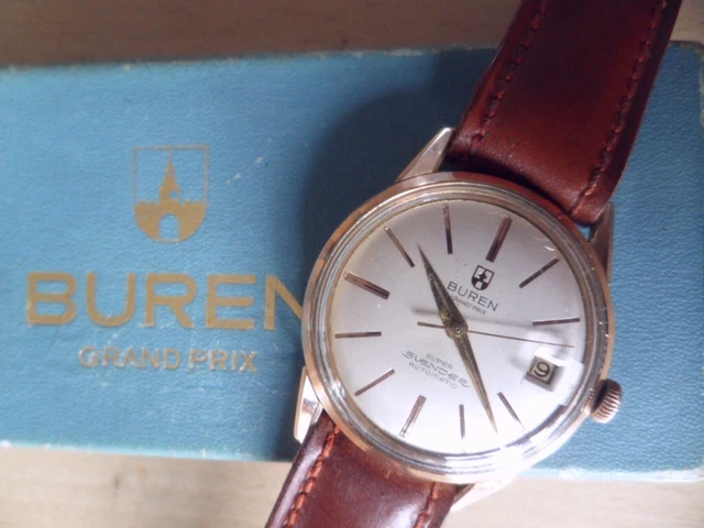 Mouvement Montre Buren Grand Prix – Pièce D'horlogerie Vintage