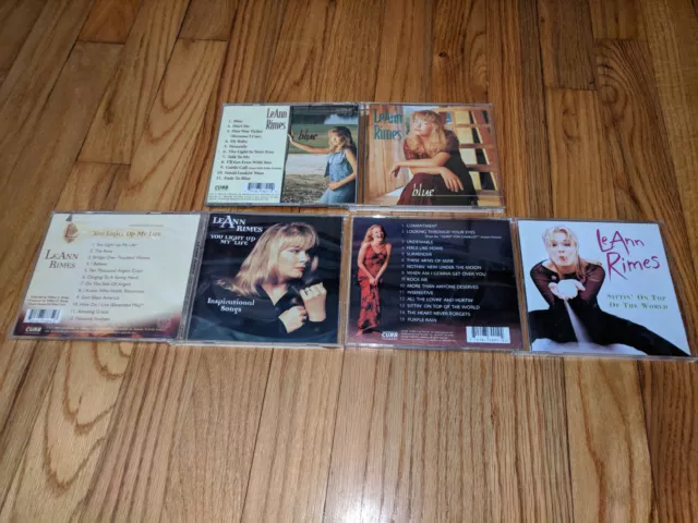 LeAnn Rimes - Sittin' On Top Of The World + You Light Up My Life + Blue (CD Lot) 3