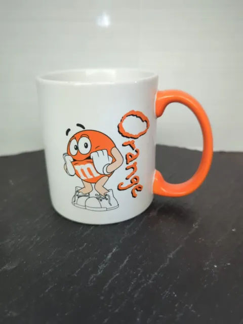 M&Ms Orange World Character Coffee Mug Collectible Cup, 2012 Orange