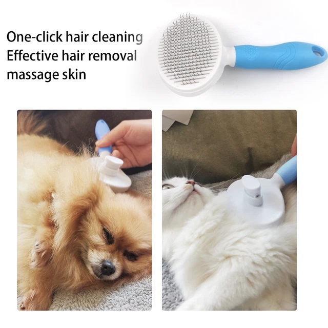 Grooming Brush For Pet Dog Cat Deshedding Tool Comb Fur Remover Reduce Hair 9