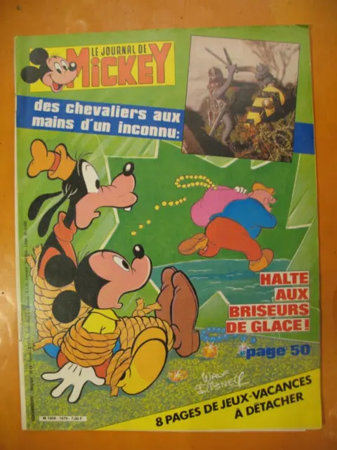 Le journal de Mickey N° 1679 du 09/1984. Walt Disney.  Edimonde-Loisirs