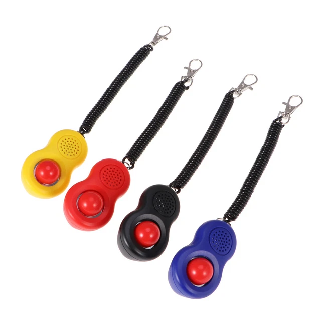 4 piezas entrenamiento de mascotas clicker entrenamiento de perros clickers entrenamiento de perros clicker con correa