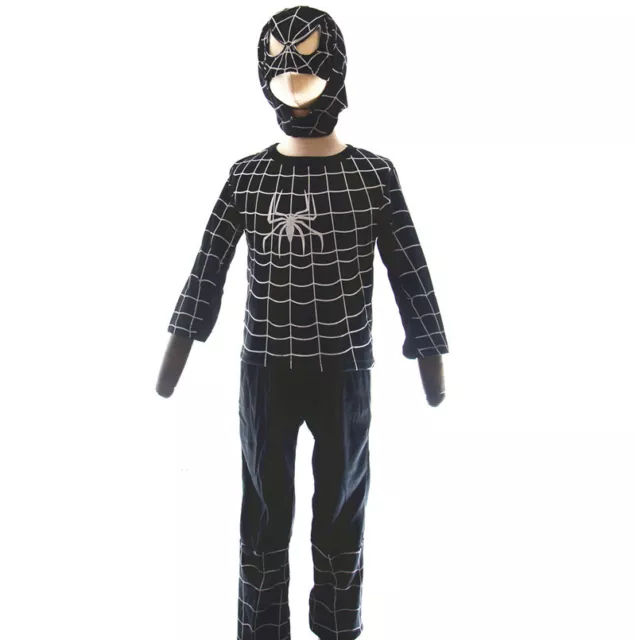 Spiderman Boys Kids Children 3pc Costume Set Halloween Party Dress Outfit Fancy