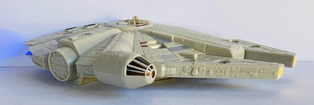STAR WARS Millennium Falcon 3D Fx Wall Attach Kids Bedroom Night Light VGC