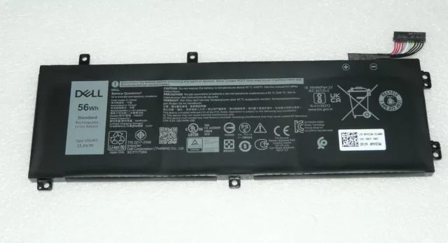 Nueva Marca Genuina DELL G7 17 7700 56Wh 3-CELL 11.4V Batería V0GMT NYD3W NCC3D