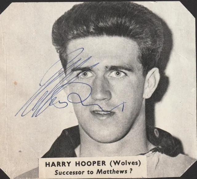 HARRY HOOPER WOLVES WEST HAM UTD BIRMINGHAM SUNDERLAND autograph signed picture