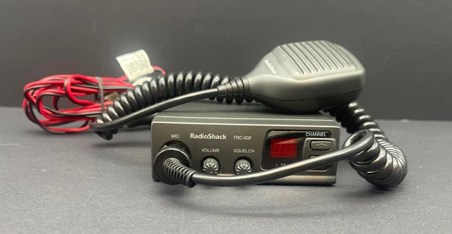 Vintage Radio Shack Mini Mobile CB Radio TRC-502 40 Channel with Microphone work