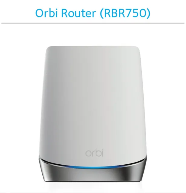 NETGEAR ORBI RBR750 ROUTER - AX4200 TRI-BAND WiFi 6 deckt Wohnung bis 175 m²  ab