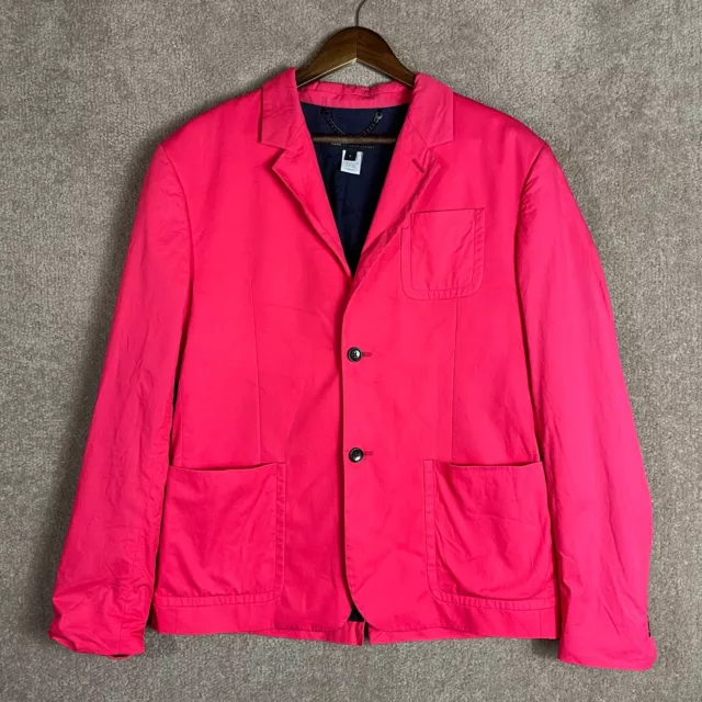 Marc by Marc Jacobs Blazer Jacket Womens Large L Pink Unstructured Career Cotton