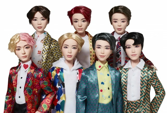 Mattel BTS Idol Doll - Jung Kook / V / Jimin / RM / SUGA / j-Hope / Jim